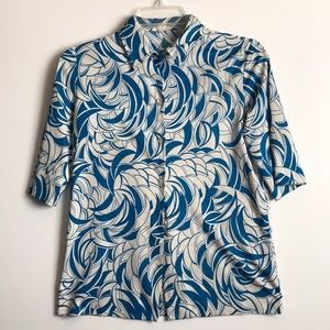 Natural Print Blouse